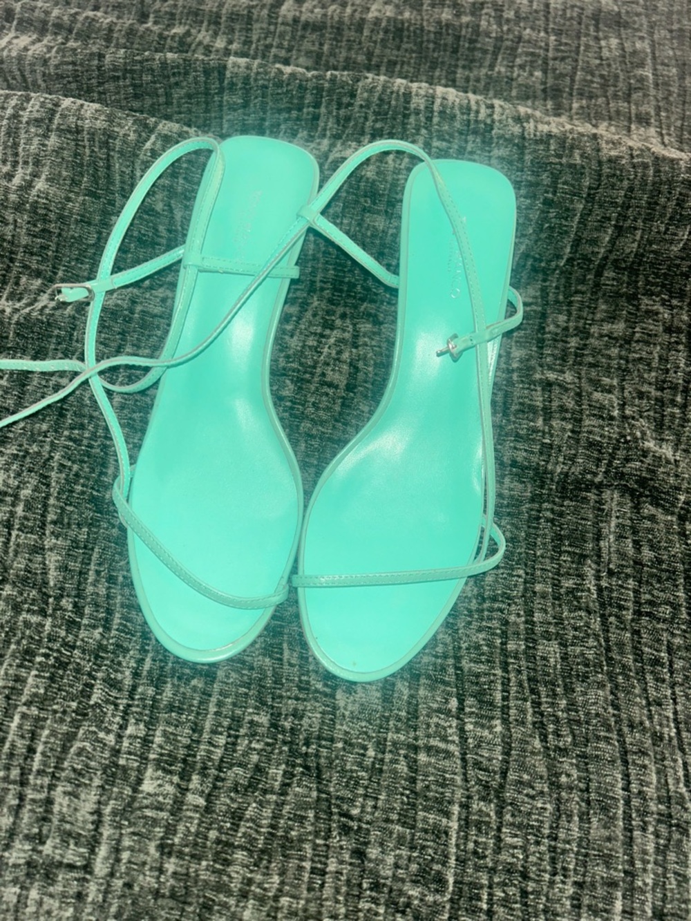 Tony Bianco Strappy Mint Green Heeled Sandals